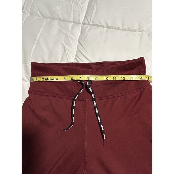 PUMA Women's Classics High Rise Joggers, Red Wine Large - Picture 5 of 6